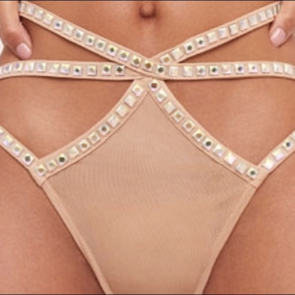 For Love &  lemons jackpot high panty xs